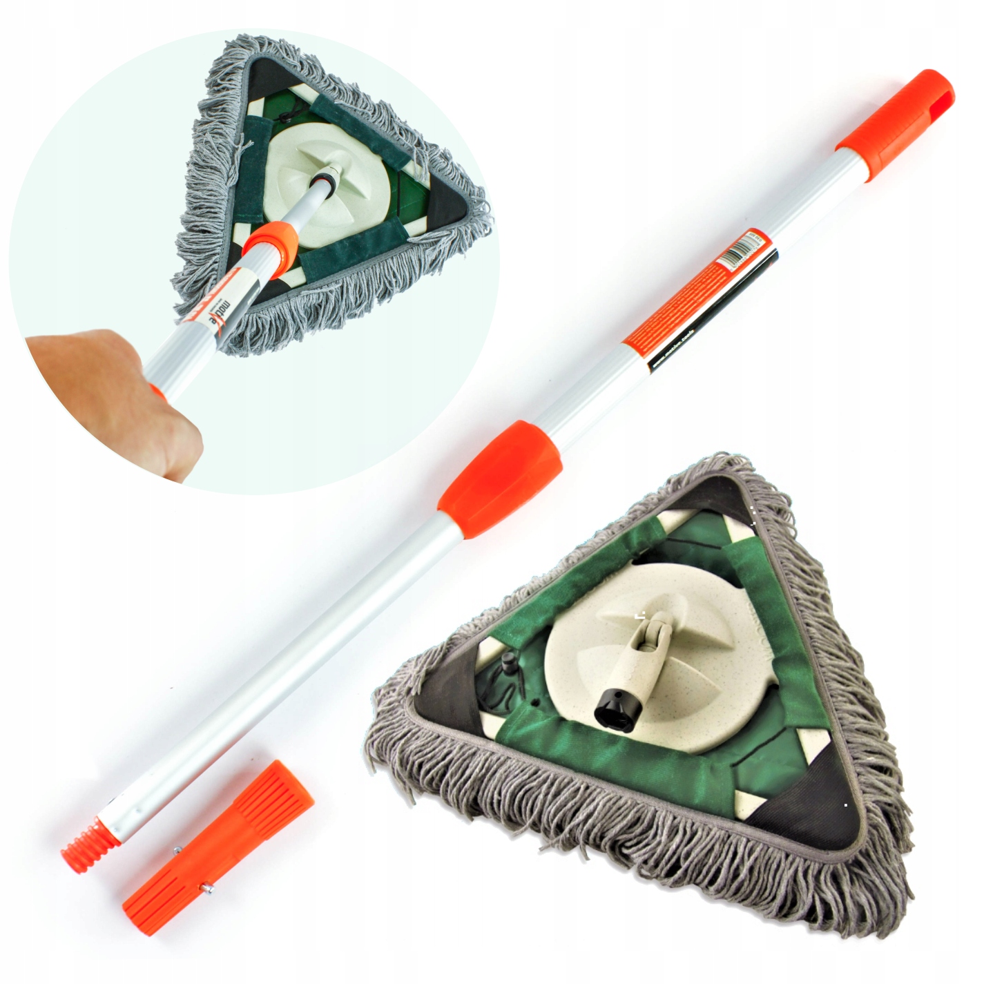 MOP WOOSTER NA ČISTENIE, ODBER PRAHU, VYSÁVANIE STENY, ODSTRAŇOVANIE PRACHU Z PRACHU + teleskopická tyč Motive 030 505 55-75 cm